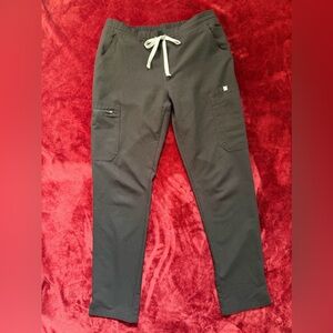 Figs Yola Elastic Waistband Skinny Straight Leg Scrub Pants Women’s Size Small